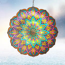 Wind Spinner Purple Tulip Mandala Wind Spinners for Yard & Garden Hanging Wind Sculpture & Spinners 3D Kinetic Metal Art Decor Outdoor Ornament, Fun Mandala Gifts for Women/Mom/Dad/Men/Girl by GreenHaven Gardens