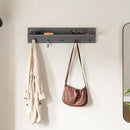 Modern Wall-Mounted Coat Rack with Shelf and Hooks - Wooden Entryway Organizer (Grey) by CozyNest Decor
