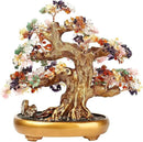 Comeon Large Crystal Quartz Lucky Tree Gem Tree for Office Home Feng Shui Decoration for Wealth/Fortune and Luck (Mix-Gemstone) by GreenHaven Gardens