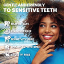 Professional Whitening Strips for Sensitive Teeth:Hydrogen Peroxide-Free Treatments - Effective & Gentle Dental Whitener (42 Count (Pack of 1), Mint) by CozyNest Decor