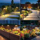 LETMY Solar Pathway Lights Outdoor, 6 Pack 2X Brighter Solar Lights Outdoor Waterproof, Taller Pathway Light with Larger Panel, Auto On/Off Up to 12Hrs Driveway Light for Yard Outside Patio Path Lawn by CozyNest Decor