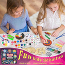 klmars Kids Wooden Painting Kit-Glow in The Dark-Arts & Crafts Gifts for Boys Girls Ages 5-12-Craft Activities Kits - Creative Art Toys for 5, 6, 7, 8, 9, 10, 11 & 12 Year Old Kids by TinyTreasures Baby Boutique