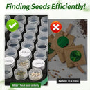 Seed Storage Box, Portable Seed Saving Box, Sturdy Seed Organizer Kit Seed Envelopes Funnel Label, Seed Container for Flower Plants Vegetable Seed, L-120 Slots by GreenHaven Gardens