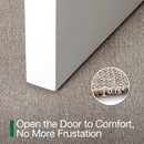 LUMI Ultra Thin Door Mat for Entryway,36"x56" Low Profile Non Slip Rubber Backing Indoor Doormat, Easy Clean Welcome Entrance Mat for Inside House, Patio, Beige by CozyNest Decor