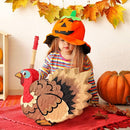WERNNSAI Thanksgiving Turkey Pinata - Fall Autumn Decorations Wild Turkey Brown Pinata Thanksgiving Party Games for Family Fall Festival Decor Party Favors with Blindfold by TinyTreasures Baby Boutique