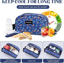 Small Cooler Bag Freezable Lunch Bag for Work School Travel,Leak-proof Small Lunch Bag,Small Insulated Bag For Kids/Adults,Freezer Lunch Bags,Freezable Snack Bag,Mini Lunch Bag Fit For Yogurt by TinyTreasures Baby Boutique