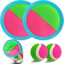Jalunth Ball Catch Set Game Toss Paddle - Beach Toys Back Yard Outdoor Games Pool Backyard Target Throw Catch Sticky Set Age 3 4 5 6 7 8 9 10 11 12 Years Old Boys Girls Kids Easter Gifts Blue by TinyTreasures Baby Boutique