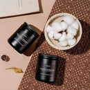 2 Pack Teakwood & Mahogany Candle | Scented Candles for Men, Man Gifts for Men - Masculine Candles - Soy Candle for Home Scented - 7oz Black Jar, Long Lasting by CozyNest Decor