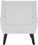UIXE Accent Chairs Set of 2, Fabric Upholstered Armchair for Living Room, Comfy Arm Chair Single Sofa Bedroom Side Reading Seat - Flax Beige by CozyNest Decor