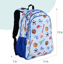 Wildkin 15-inch Kids Backpack – Durable, Padded, Adjustable for School & Travel - Game On by TinyTreasures Baby Boutique
