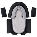 COOLBEBE Upgraded 3-in-1 Babybody Support & Strap Covers Set for Newborn Infant - Extra Soft Car Seat Insert Cushion Pad, Perfect for Carseats, Strollers, Swing, Black by TinyTreasures Baby Boutique