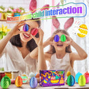 12PCS 3D Dragon Eggs with Dragon Inside, Easter Basket Stuffers Mini Easter Egg Set Articulated Unique Easter Basket Essentials for Adults Kids by TinyTreasures Baby Boutique