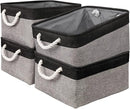 Storage Bins, Storage Cubes Storage Containers for Organizing with Handles for Organizer Bins (15.7 x 11.8 x 8.2 inches) by TinyTreasures Baby Boutique