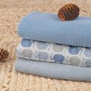 GLLQUEN BABY Muslin Swaddle Blankets,3-Pack Receiving Blanket for Newborn Boys and Girls,Baby Swaddle Blanket Unisex, Elephant,Baby Essentials, Registry & Gift, 40 x 38 inches by TinyTreasures Baby Boutique