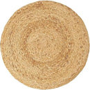 REDEARTH · Cylindrical Pouf Foot Stool Ottoman - Jute Braided Accent Sitting Footrest for The Living Room, Bedroom, Nursery, Patio, Lounge Set of 2 (14.5”x14.5”x16”; Natural Ivory) by CozyNest Decor
