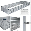 MGNO 2pcs 10x3x1FT Galvanized Raised Garden Bed-Outdoor Planter Box for Vegetables-Metal Garden Bed,Rectangle Planting Box for Herb,Flower by GreenHaven Gardens