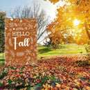 Hello Fall Garden Flag Autumn Holiday Garden Flag 12x18 inch Double Sided Fall Thanksgiving Maple Leaves Flags Decorations for Yard Outside Lawn Patio (Flay 1806) by GreenHaven Gardens