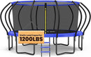 ORCC 1200LBS Weight Capacity Trampoline 16 15 14 12 10 8FT Outdoor Yard Trampolines for Kids Adults Outdoor Yard Trampolines for Kids Adults by TinyTreasures Baby Boutique