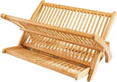 Totally Bamboo Eco Collapsible Dish Drying Rack, Natural Bamboo by CozyNest Decor