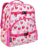 Wildkin ECO rPET 17-inch Large Backpack – Sustainable, Padded, Adjustable – Strawberry Patch by TinyTreasures Baby Boutique