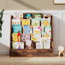 TOETOL 5-Tier Kids Bookshelf - Toddler Book Display Shelves for Classrooms, Playrooms, and Nursery - Wooden Children Book Rack (Rustic Brown) by TinyTreasures Baby Boutique