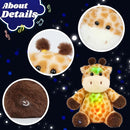 Cuteoy Musical Plush Giraffe Stuffed Animal Glowing LED Light-up Nightlight Toys Singing Lullabies Birthday Christmas Plushies Gifts for Kids Boys Girls,13" by TinyTreasures Baby Boutique