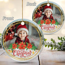 Personalized Baby Christmas Ornament 2025 - Custom Photo Ornament for New Babies - Sweet New Parents, Mom, Dad Keepsake - Christmas, Birthday Gift for Newborn, Boy, Girls, Mom, Dad, Family by TinyTreasures Baby Boutique