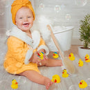Set of 15 Duck Bath Toy Rubber Duckies, 2 Inches Bathtub Duck Set Squeak Rubber Floating Duck Baby Shower Bath Tub Pool Toys by TinyTreasures Baby Boutique