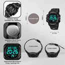 Kids Watch,Boys Watch for 3-15 Year Old Boys,Digital Sport Outdoor Multifunctional Chronograph LED 50 M Waterproof Alarm Calendar Analog Watch for Children with Silicone Band,Kids Gift by TinyTreasures Baby Boutique