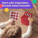 Magnetic Drawing Board for Kids & Toddlers with Beads and Magnet Stylus Pen - Magnetic Travel Toy for Airplane & Car Ride Activities for Kids by TinyTreasures Baby Boutique
