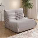Bean Bag Chair, Fireside Chair Bean Bag Sofa Large Bean Bag Chair for Adults, Bean Bag Chairs for Teens with High Density Comfortable Foam, Memory Foam Bean Bag for Living Room, Bedroom (Grey) by CozyNest Decor