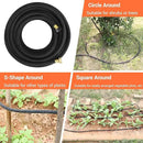 MAMIZO Soaker Hose Kit 100 ft 1/2", Solid Brass Connectors Rubber Longer Lasting, Heavy Duty Drip Hose to Save 70% Water, Soaker Hose for Garden, Lawn and Yard by GreenHaven Gardens