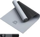 HAPBEAR Large Yoga Mat - 72"x36" Extra Wide Exercise Mat - 1/4" Thick Dual Color PVC | Anti-Slip Surface & High Cushioning - Ideal for Yoga, Pilates & Home Workouts - Bonus Mesh Bag by TinyTreasures Baby Boutique