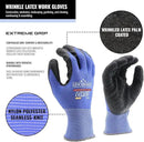 linconson 12 Pack Safety Performance Series Construction Mechanics Wrinkle Latex Work Gloves by GreenHaven Gardens