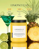 M&SENSE Limocello Summer Scented Candle, 19.4oz 110 Hours Long Lasting Burn Non Toxic Natural Soy Wax Lemon Highly Scented for Home Decor, 2 Wick Relaxing Candle Gifts for Yoga Spa Meditation by CozyNest Decor