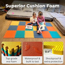 MioTetto Foam Floor Tiles for Kids - Non-Toxic Comfortable Baby Play Mat and Interlocking Foam Tiles, Fits with 50x50 Playpen Mat for Crawling & Development, Soft Play Mat for Babies 6-12 Months by TinyTreasures Baby Boutique