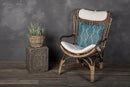 Rattan Kobo Indoor Outdoor Planter Basket with Plastic Pot X Small 1 Gallon Soil Capacity by CozyNest Decor
