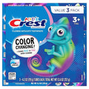 Crest Advanced Kid's Fluoride Toothpaste, Bubblegum Flavor, 4.2 oz, 3 Count, Color-Changing Anticavity Toothpaste by TinyTreasures Baby Boutique