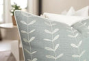VAGMINE Embroidered Lollipop Cushion Cover - 20x20 Inches Square - 100% Cotton Robins Egg Throw Pillow Case - Subtle Textured Pattern - Perfect for Sofa, Lounge, Bed, Farmhouse, Office Decor by CozyNest Decor