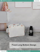 FANKANG Storage Bins, Nursery Hamper Canvas Laundry Basket Foldable with Waterproof PE Coating Large Storage Baskets for Kids Boys and Girls, Office, Bedroom, Clothes,Toys(Rec-castle carriage ） by TinyTreasures Baby Boutique