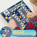 deli Magnetic Alphabet Maze, Wooden Montessori Toys for Tolddlers, Learning Educational Fine Motor Skills Toys for Kids 3 4 5 Year Old Gifts by TinyTreasures Baby Boutique