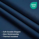 Joydeco Blackout Curtains 96 Inches Long, Thermal Insulated Black Out Curtains 2 Panels Set for Bedroom, Room Darkening Drapes for Living Room Window (W37 x L96 Inch, Navy Blue) by TinyTreasures Baby Boutique