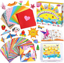 Origami Kit for Kids Ages 5-8 8-12, 260 Sheets Origami Paper with 99 Patterns and Guiding Book, Funtopia DIY Craft Art Projects Supplies for Boys Girls, Travel School Vacation Activities Toy by TinyTreasures Baby Boutique