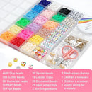 Redtwo 5100 Clay Beads Bracelet Making Kit, Flat Preppy Beads for Friendship Jewelry Making,Polymer Heishi Beads with Charms Gifts for Teen Girls Crafts for Girls Ages 8-12 by TinyTreasures Baby Boutique