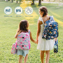 Wildkin ECO rPET 17-inch Large Backpack – Sustainable, Padded, Adjustable – Wildflower Bloom by TinyTreasures Baby Boutique