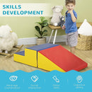 Soozier 2 Piece Climb and Crawl Activity Play Set, Soft Secure Foam Playset for Toddler, Preschooler, Indoor Play, Baby Learning Toys, Multicolor by TinyTreasures Baby Boutique