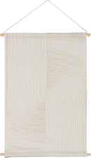 Mark&Day Wall Art, Gerlos Modern Farmhouse Ivory Macrame Tapestry Wall Hanging for Living Room, Bedroom, Office or Kitchen (36"H x 24"W) by CozyNest Decor