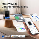 Dreo 8L Smart Humidifiers for Bedroom 600ft², 80H Runtime Warm&Cool Supersized Mist Humidifier for Large Room Indoor, Quiet Whole House humidifier for Baby, Plants, with Alexa/Google, Black, HM717S by TinyTreasures Baby Boutique
