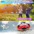 Hand Operated Mini Drone for Kids - LED UFO Flying Orb Ball, Rechargeable Mini Fidget Spinner Toy for Indoor Outdoor,Christmas Birthday Party Gifts for Girls Boys(Red) by TinyTreasures Baby Boutique