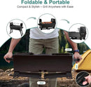 Brand‑Man 2‑in‑1 Charcoal BBQ Grill with Motorized Rotisserie – Portable, Foldable Grill, 257 sq in Outdoor BBQ Grill for Camping & Tailgate, Adjustable Height, Dual Vents by GreenHaven Gardens